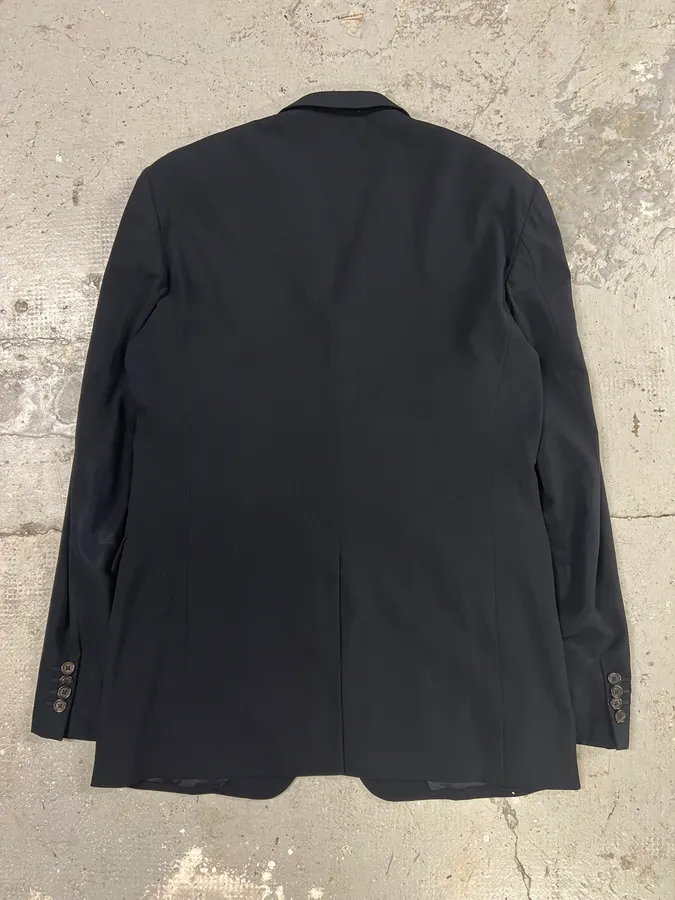 2000s Prada Wool Navy Blazer - Image 3