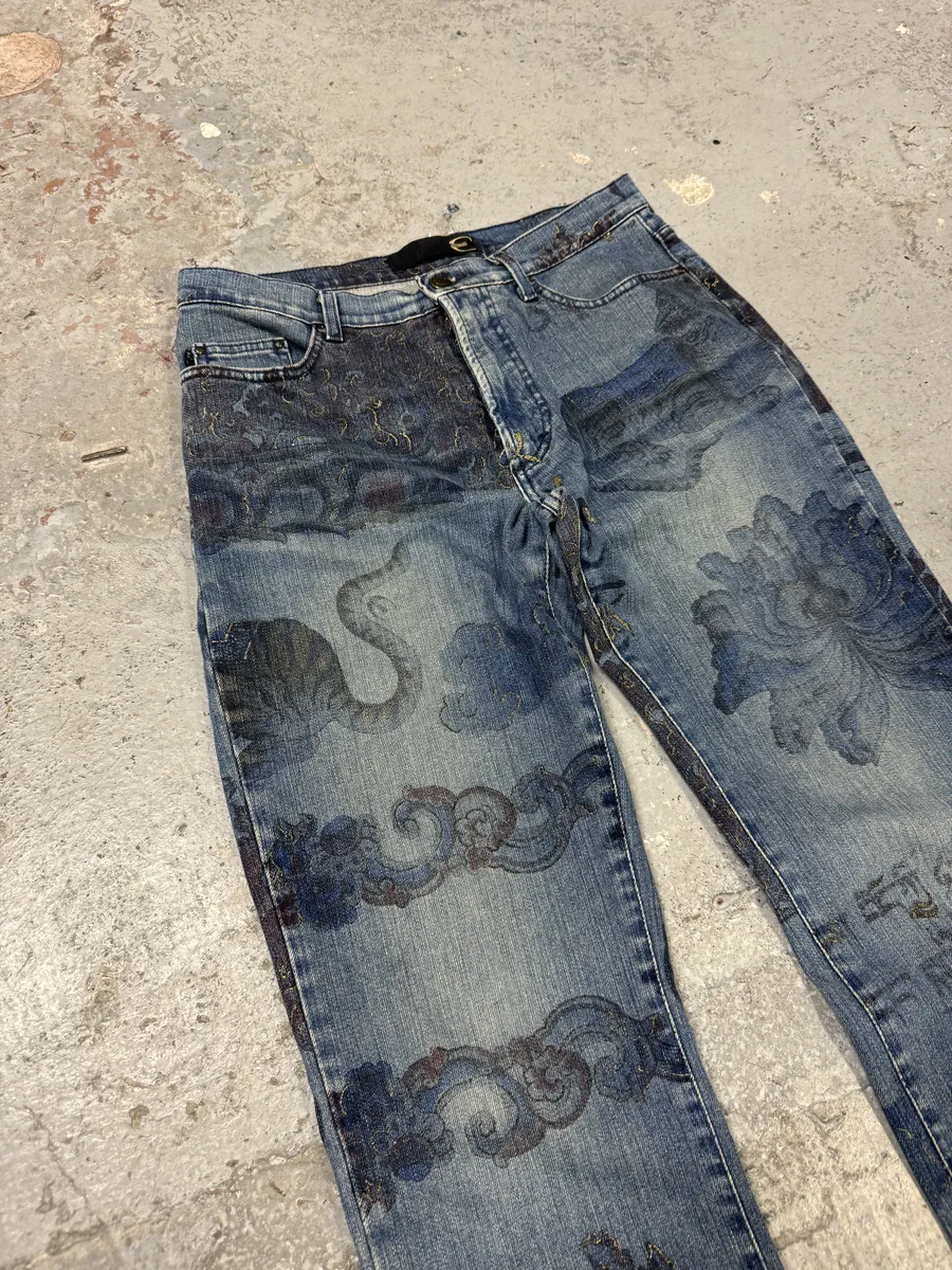 AW2003 Cavalli Blue Asian World Denim Jeans - Image 7
