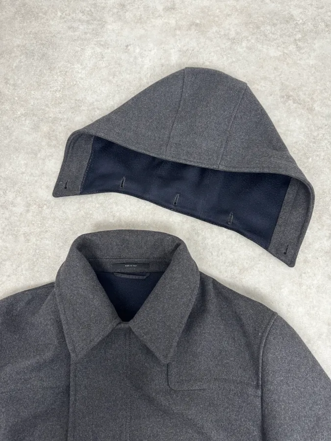 AW2013 Gucci Grey Naval Wool Jacket - Image 9