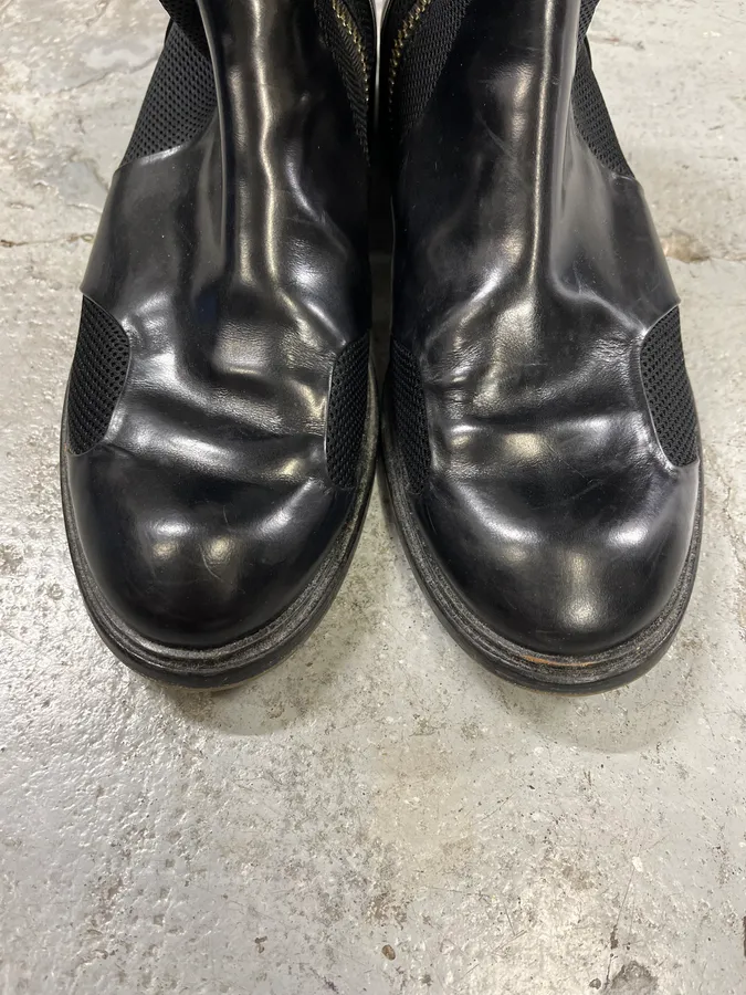 Paul Smith Black Leather Hybrid Boots - Image 5