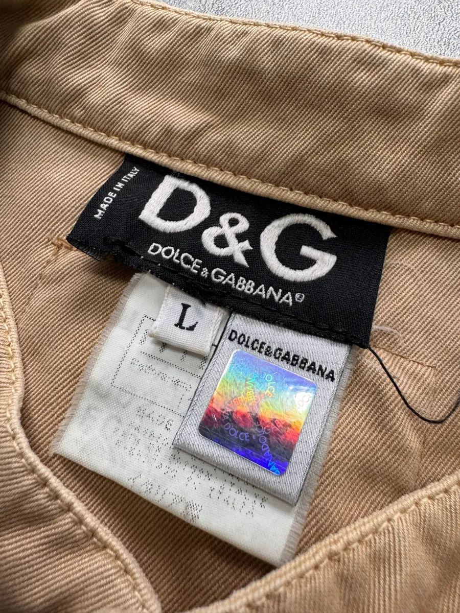 SS2003 Dolce & Gabbana Beige Cargo Combat Vest - Image 9