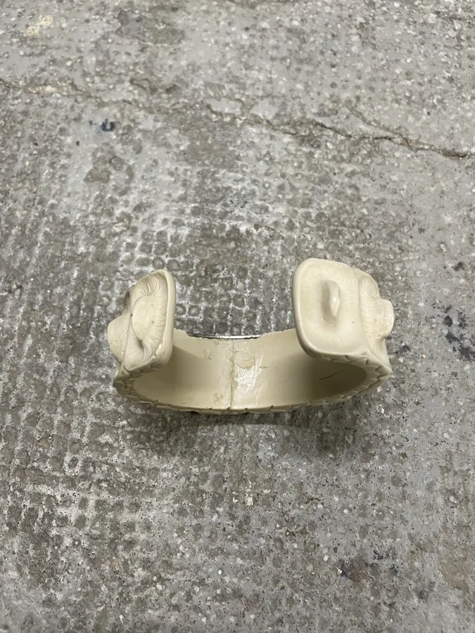 SS2005 Helmut Lang Alligator Resin Bracelet - Image 7