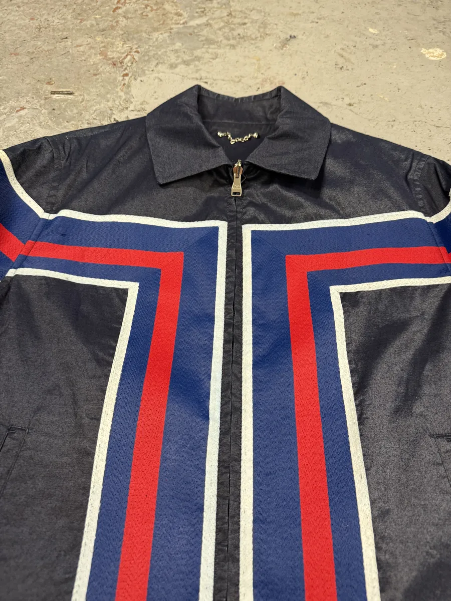 SS2016 Louis Vuitton Navy Premium Coach Jacket by Kim Jones - Image 13